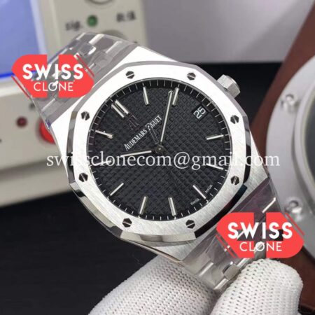 Audemars Piguet Royal Oak 15510 41MM 50th Anniversary Black Dial 904L Steel 1:1 Mirror Super Clone Watch