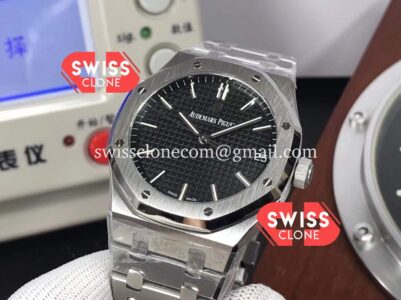 Audemars Piguet Royal Oak 15510 41MM 50th Anniversary Black Dial 904L Steel 1:1 Mirror Super Clone Watch