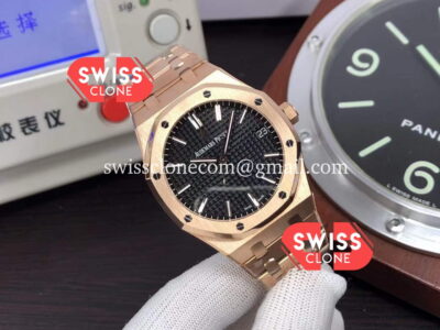 Audemars Piguet Royal Oak 15510 41mm Rose Gold Black Dial 1:1 Super Clone Watch