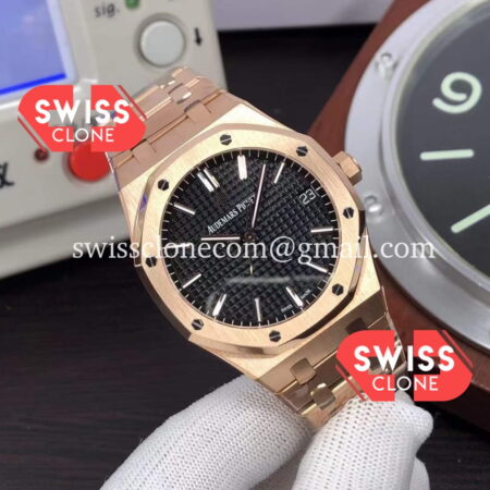 Audemars Piguet Royal Oak 15510 41mm Rose Gold Black Dial High Resolution View