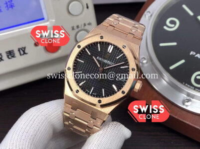 Audemars Piguet Royal Oak 15510 41mm Rose Gold Black Dial 1:1 Super Clone Watch