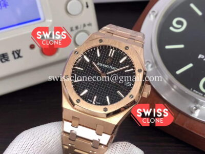 Audemars Piguet Royal Oak 15510 41mm Rose Gold Black Dial 1:1 Super Clone Watch