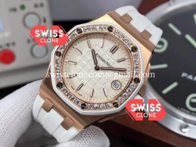 Audemars Piguet Royal Oak Offshore 37MM Swiss Quartz Rose Gold Casing 1:1 Mirror Super Clone Watch