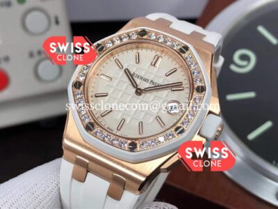 Audemars Piguet Royal Oak Offshore 37MM Swiss Quartz Rose Gold Casing 1:1 Mirror Super Clone Watch