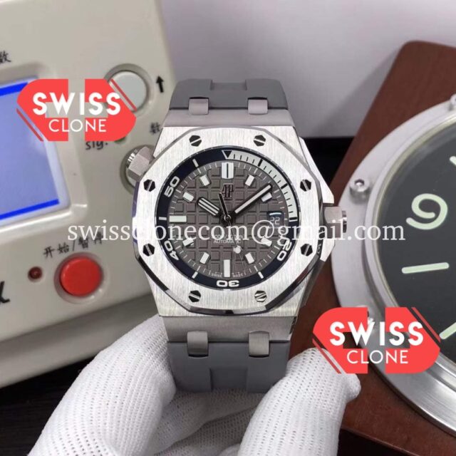Audemars Piguet Royal Oak Offshore Diver Grey Dial 42mm Stainless Steel New Super Clone Watch