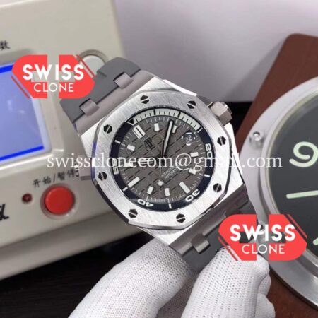 Audemars Piguet Royal Oak Offshore Diver Grey Dial 42mm High Resolution View