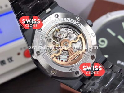 Audemars Piguet Royal Oak Perpetual Calendar Black Dial Swiss Replica Black PVD Casing Super Clone Watch