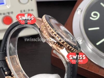 Rolex Blancpain Fifty Fathoms Rose Gold High Resolution View