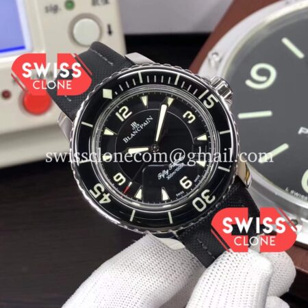 Rolex Blancpain Fifty Fathoms Steel Mirror Titanium High Resolution View