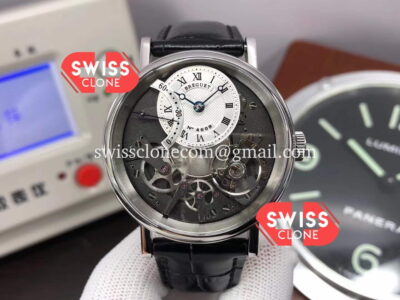 Breguet Tradition 7057BR/R9/9W6 Steel Casing Dual Tourbillon Swiss Super Clone Watch