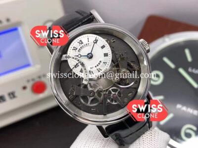 Breguet Tradition 7057BR/R9/9W6 Steel Casing Dual Tourbillon Swiss Super Clone Watch