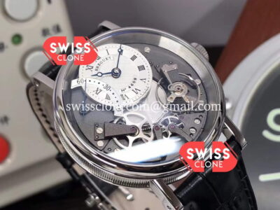 Breguet Tradition 7057BR/R9/9W6 Steel Casing Dual Tourbillon Swiss Super Clone Watch