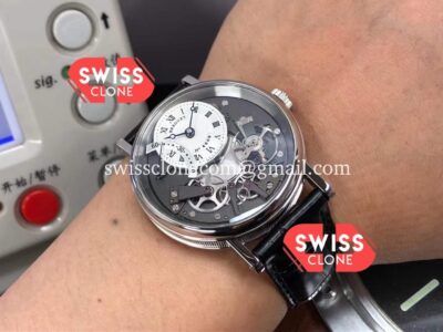 Breguet Tradition 7057BR/R9/9W6 Steel Casing Dual Tourbillon Swiss Super Clone Watch