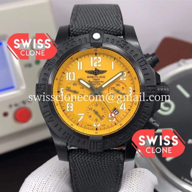 Breitling Avenger Hurricane Chronograph Cobra Yellow Swiss 1:1 Mirror Super Clone Watch