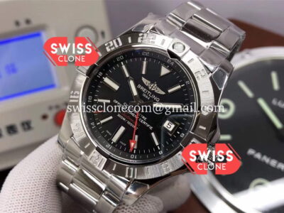 Breitling Avenger Seawolf Swiss Replica Watch 1:1 in Red Seconds Hands Super Clone Watch