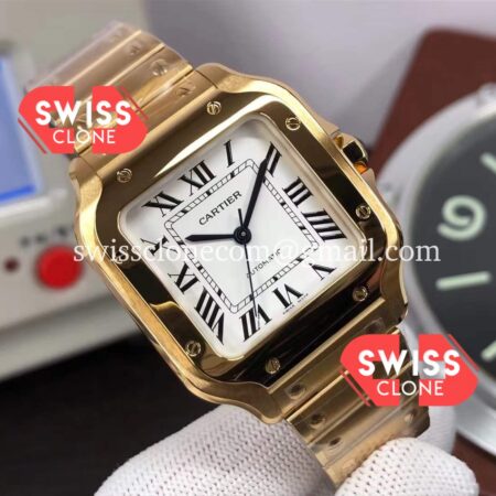 Cartier Santos De Cartier XL 40MM Rose Gold High Resolution View