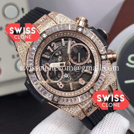 Hublot Big Bang Unico Rose Gold Diamonds High Resolution View