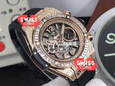 Hublot Big Bang Unico Rose Gold Diamonds High Resolution View