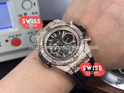 Hublot Big Bang Unico Rose Gold Diamonds High Resolution View