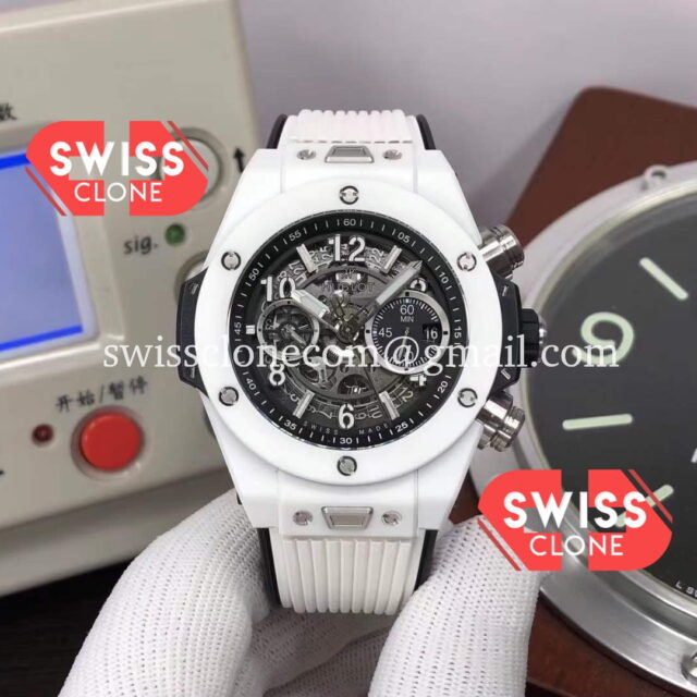 Hublot Big Bang Unico White Ceramic Casing 1:1 Mirror Edition Super Clone Watch