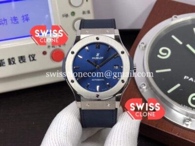 Hublot Classic Fusion 42MM Blue Dial 1:1 Super Clone Swiss Watch
