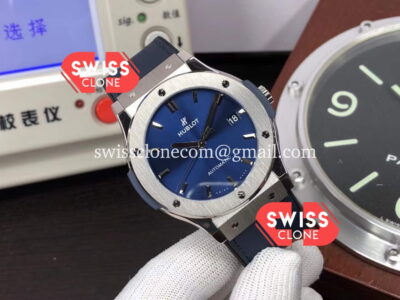 Hublot Classic Fusion 42MM Blue Dial 1:1 Super Clone Swiss Watch