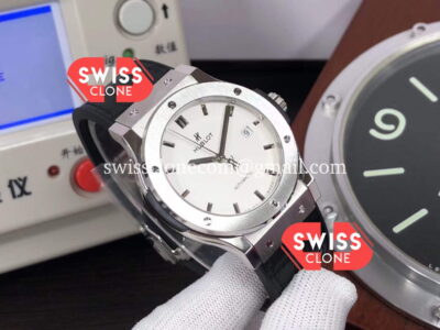 Hublot Classic Fusion 42MM White Dial 904L Steel 1:1 Super Clone Watch