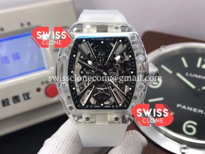 Richard Mille RM12-01 Sapphire Casing with Genuine Tourbillon Movement 1:1 Ultimate Super Clone Watch