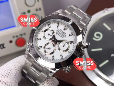 Rolex Cosmograph Daytona White M116520-78590 Original Cal.4130 Movement 904L Steel Super Clone Watch