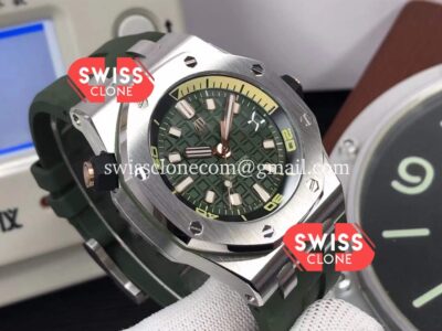 Audemars Piguet Royal Oak Offshore Diver Green Dial 42mm Stainless Steel New Super Clone Watch