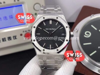 Audemars Piguet Royal Oak 15510 41MM 50th Anniversary Black Dial 904L Steel 1:1 Mirror Super Clone Watch