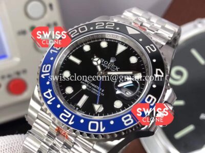 Rolex GMT Masters II 126710BLNR Batgirl Cal.3285 Movement 904L Steel Swiss Replica Super Clone Watch