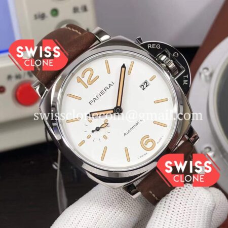 Panerai Luminor DUE PAM1046 White Dial 42MM 904L High Resolution View