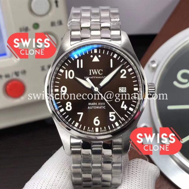 IWC MARK XVIII Antoine de Saint-Exupéry Edition in 904L Brown Dial 40MM - 1:1 Mirror Super Clone Watch