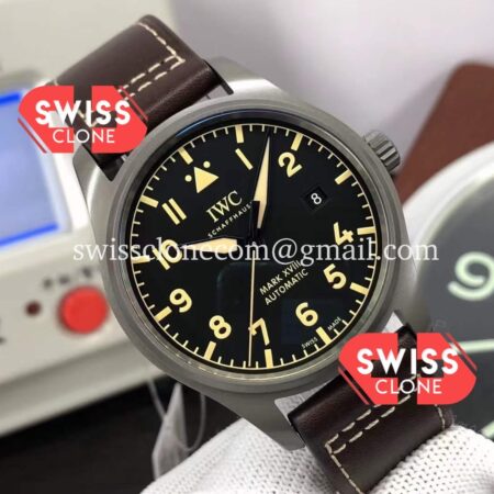 IWC Pilot's MARK XVIII Heritage 1:1 Swiss Watch in Titanium Casing Super Clone Watch