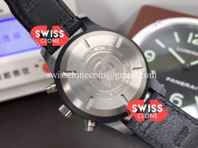 IWC Pilot's Top Gun Chronograph IW389001 1:1 Ceramic Case Ultimate Mirror Super Clone Watch
