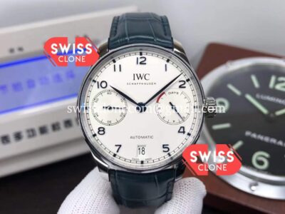 IWC Portugieser IW500705 Swiss Automatic Watch in White Dial - Updated 1:1 Mirror Super Clone Watch