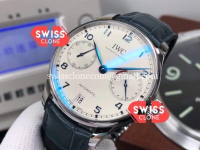 IWC Portugieser IW500705 Swiss Automatic Watch in White Dial - Updated 1:1 Mirror Super Clone Watch