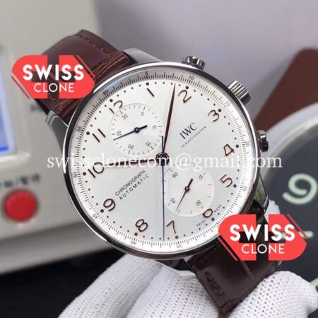 IWC Portuguese Chronograph in Pink Gold High Resolution View