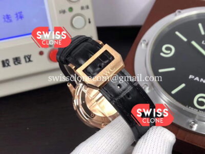 IWC Portuguese Chronograph Swiss Watch in Rose Gold Case Brown Dial - 1:1 Mirror Super Clone Watch