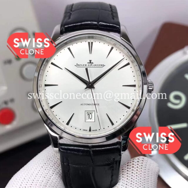 Jaeger LeCoultre Master Ultra Thin Moon 904L Steel 1:1 Mirror Super Clone Watch