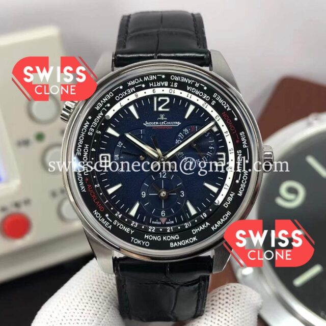 Jaeger-LeCoultre Polaris Geographic 904847J Steel Case Swiss Replica Watch Super Clone Watch