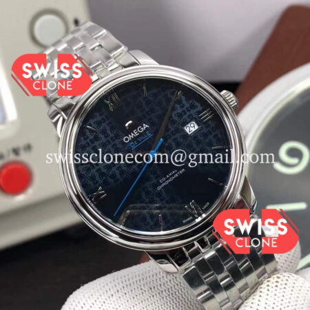 Omega De Ville Prestige Co-Axial 39.5MM Blue Dial 1:1 Swiss Mirror Super Clone Watch