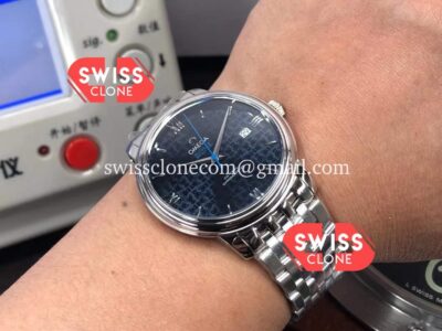 Omega De Ville Prestige Co-Axial 39.5MM Blue Dial 1:1 Swiss Mirror Super Clone Watch