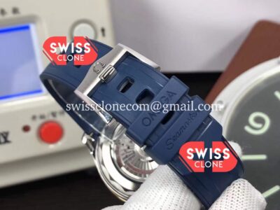 Omega Seamaster 300M Co-Axial Master Chronometer Blue Dial Rubber Super Clone Watch