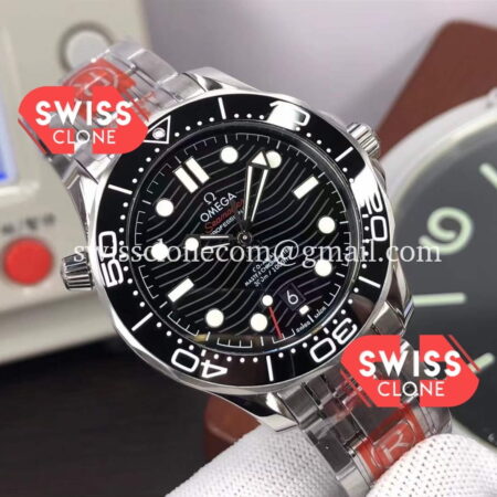 Omega Seamaster 300M Master Chronometer Black Swiss 904L Steel 1:1 Mirror Super Clone Watch