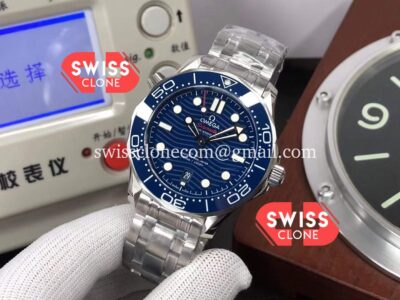 Omega Seamaster 300M Master Chronometer Blue Dial 904L Steel Swiss 1:1 Super Clone Watch