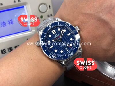 Omega Seamaster 300M Master Chronometer Blue Dial 904L Steel Swiss 1:1 Super Clone Watch