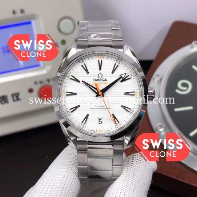Omega Seamaster Aqua Terra Co-Axial Stainless Steel Strap Swiss Replica 1:1 Mirror Super Clone Watch