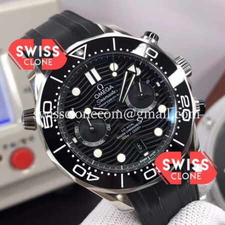 Omega Seamaster Co-Axial Master Chronometer Chronograph Rubber 44MM 1:1 Mirror Super Clone Watch